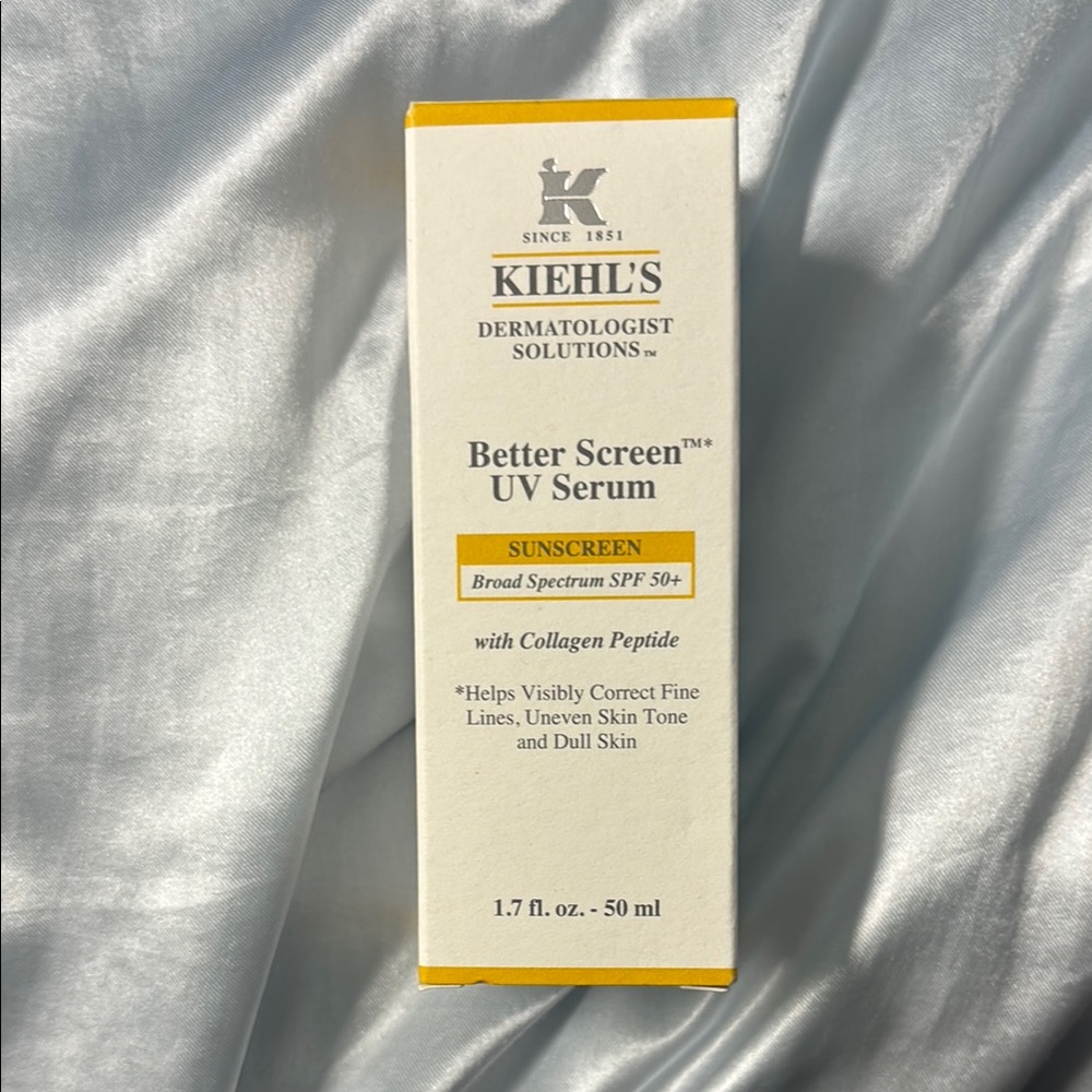 Kiehl's Better Screen UV Serum Sunscreen SPF 50+ w/ Collagen Peptide - 50ml